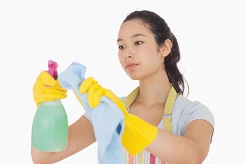 Local cleaning team managing a Chiswick office with access considerations