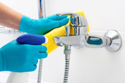 Regular office cleaning tasks for kitchens, desks, and shared spaces in Chiswick